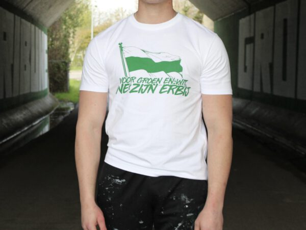 Shirt - Voor groen en wit we zijn erbij